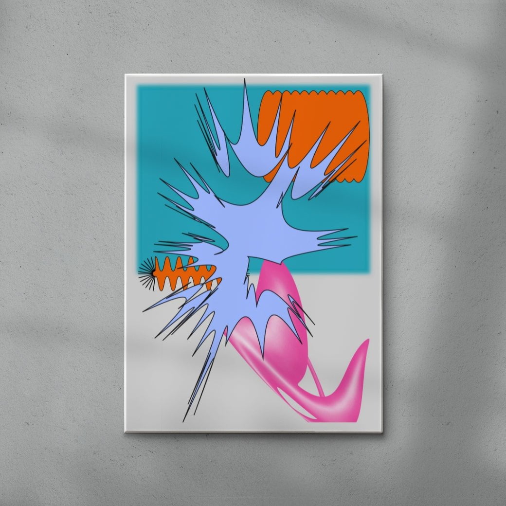Clap contemporary wall art print by Tristan Huschke - sold by DROOL