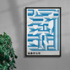 Abstract 01 contemporary wall art print by John Schulisch - sold by DROOL