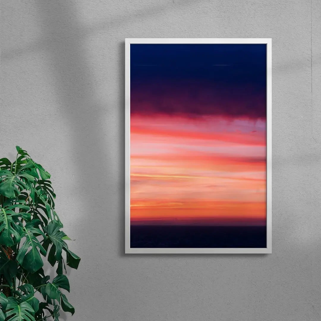Gradient contemporary wall art print by Edward Jose - sold by DROOL