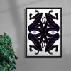 Search Lights contemporary wall art print by Henrik Delehag - sold by DROOL