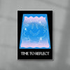 TIME TO REFLECT contemporary wall art print by GOOD OMEN - sold by DROOL
