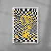 Mind Maze #1 contemporary wall art print by Lou Wang - sold by DROOL
