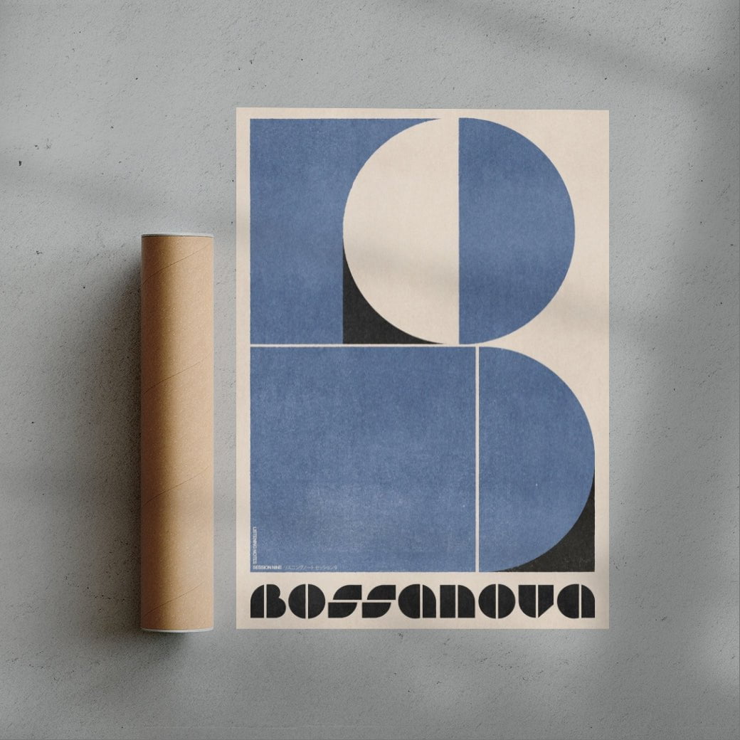 Bossanova contemporary wall art print by Henry M. - sold by DROOL