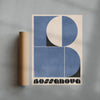 Bossanova contemporary wall art print by Henry M. - sold by DROOL