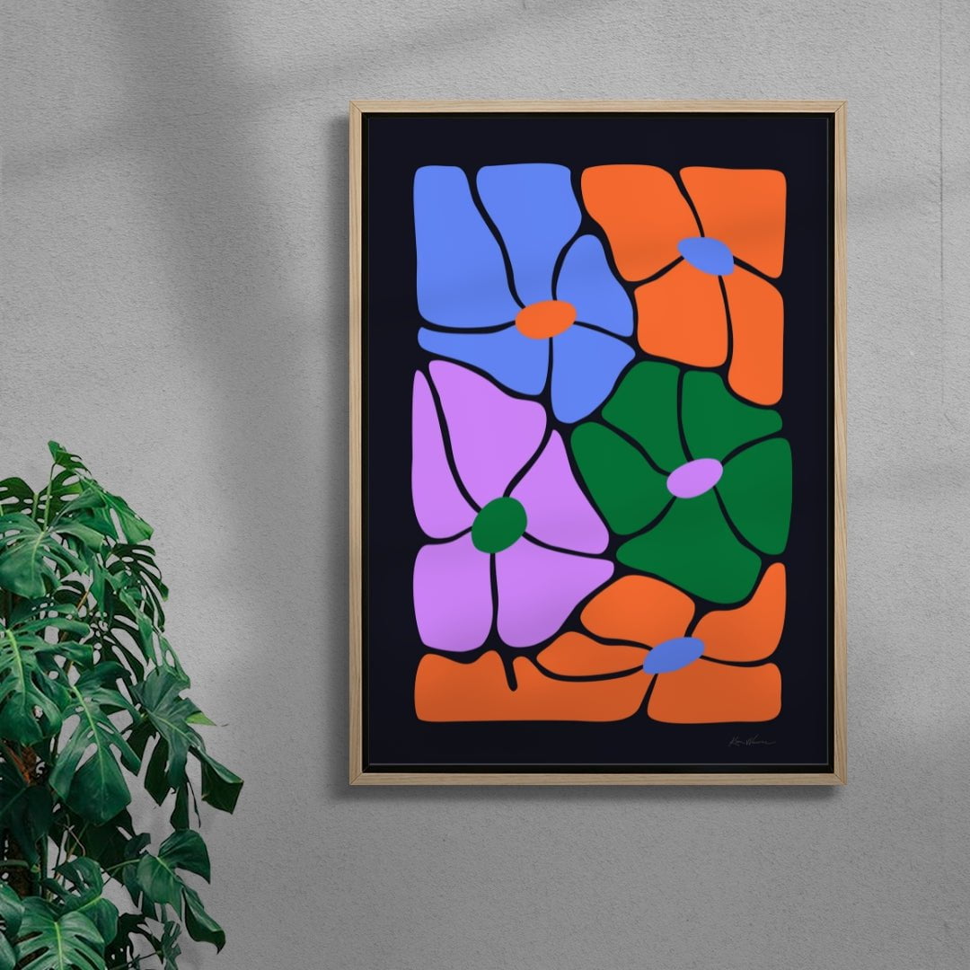 KTSE contemporary wall art print by Kim Van Vuuren - sold by DROOL