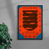 Hakeme contemporary wall art print by John Schulisch - sold by DROOL