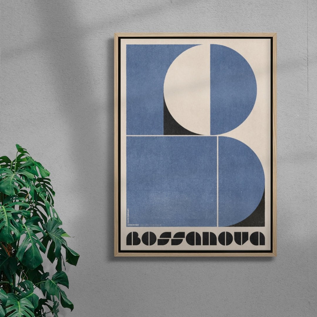 Bossanova contemporary wall art print by Henry M. - sold by DROOL