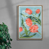 Flowers in the Fog contemporary wall art print by Gentle Oriental - sold by DROOL