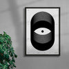 Look contemporary wall art print by John Schulisch - sold by DROOL