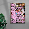 Are You Even Real contemporary wall art print by Kitasavi - sold by DROOL