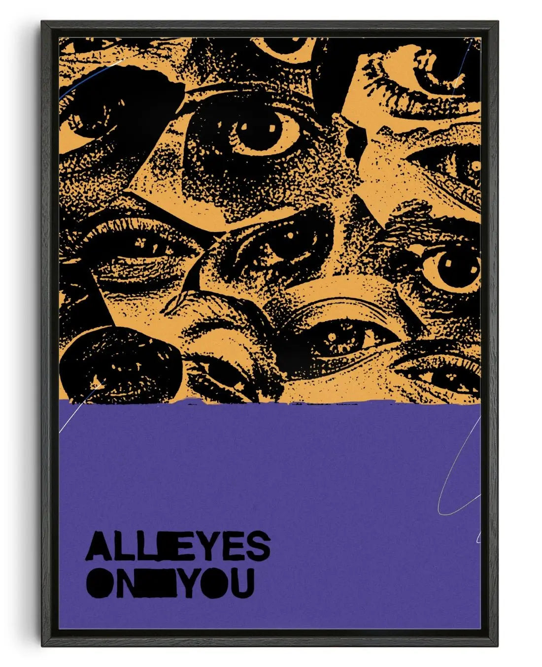 All eyes on you. contemporary wall art print by Jorge Santos - sold by DROOL