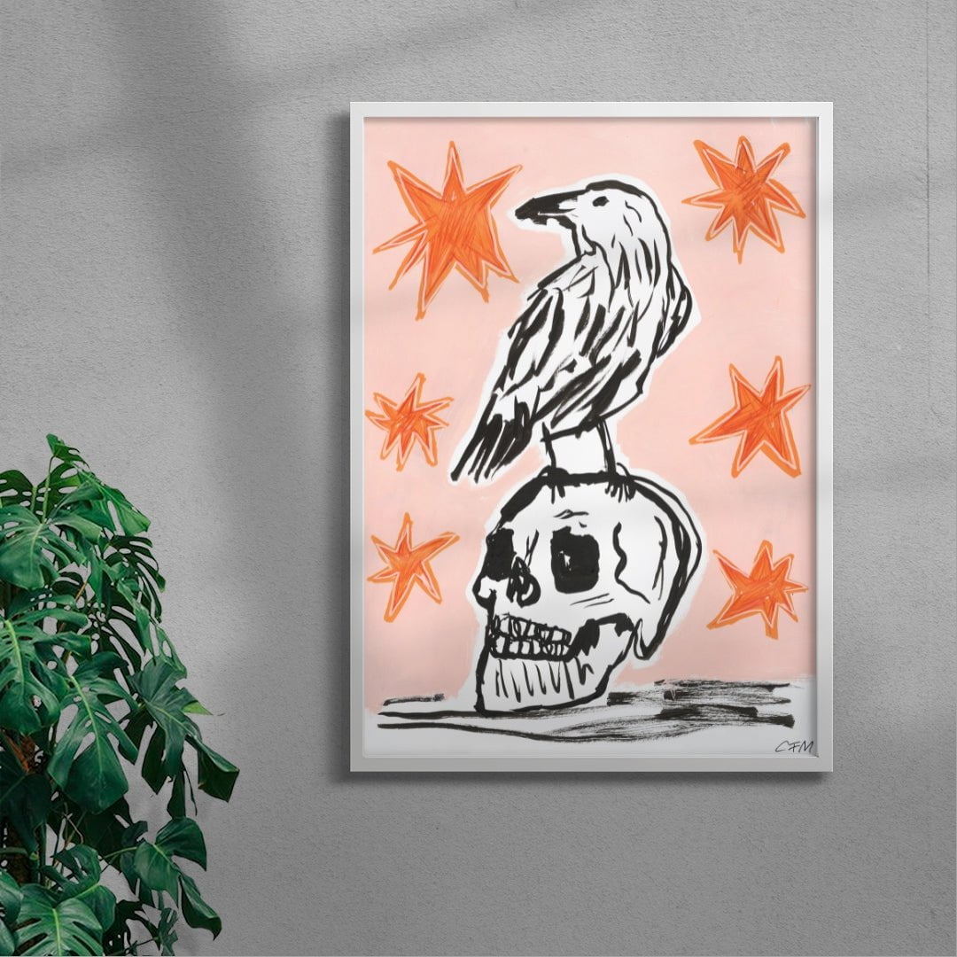Balance contemporary wall art print by Caitlin Flood-Molyneux - sold by DROOL
