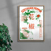 Szechuan Pepper contemporary wall art print by Studio Trikken - sold by DROOL