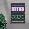 Ultra contemporary wall art print by Jules Bigot - sold by DROOL