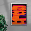 BOLD contemporary wall art print by Sheyi Adebayo - sold by DROOL