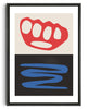 Cargar imagen en el visor de la galería, Knuckles contemporary wall art print by DROOL Collective - sold by DROOL