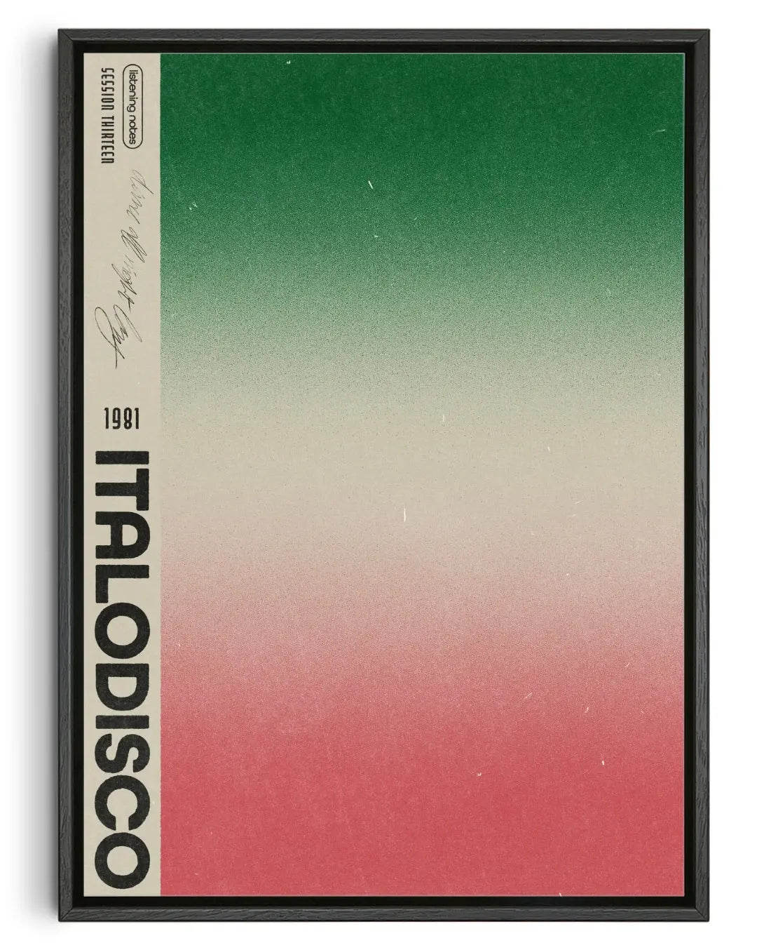 Italodisco contemporary canvas print by Henry M. - sold by DROOL