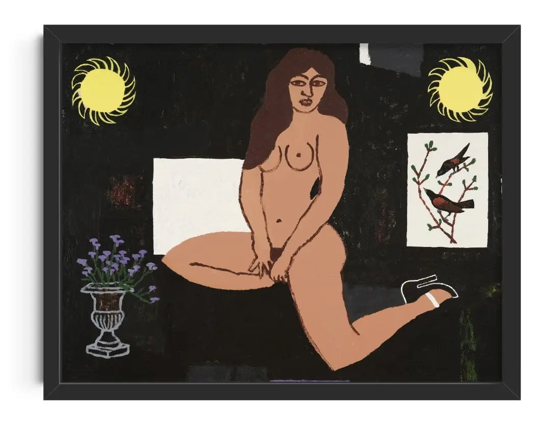 Figure In Repose no 4 contemporary wall art print by Colby Edwards - sold by DROOL