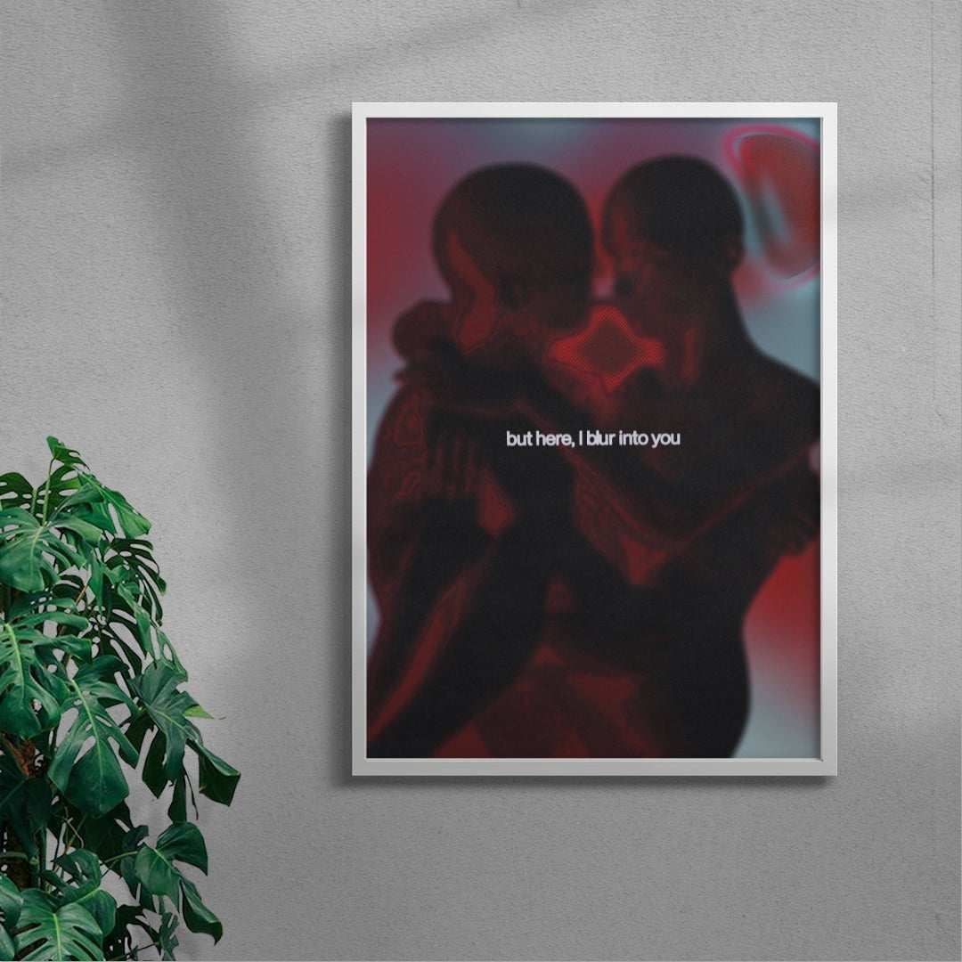 Blur Into You contemporary wall art print by Ed Reika - sold by DROOL