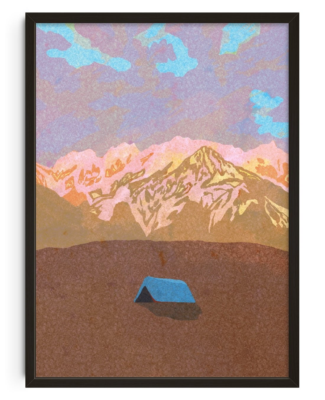 Annecy contemporary wall art print by Lily Kong - sold by DROOL