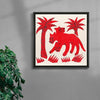 Cerberus contemporary wall art print by Kwonny - sold by DROOL