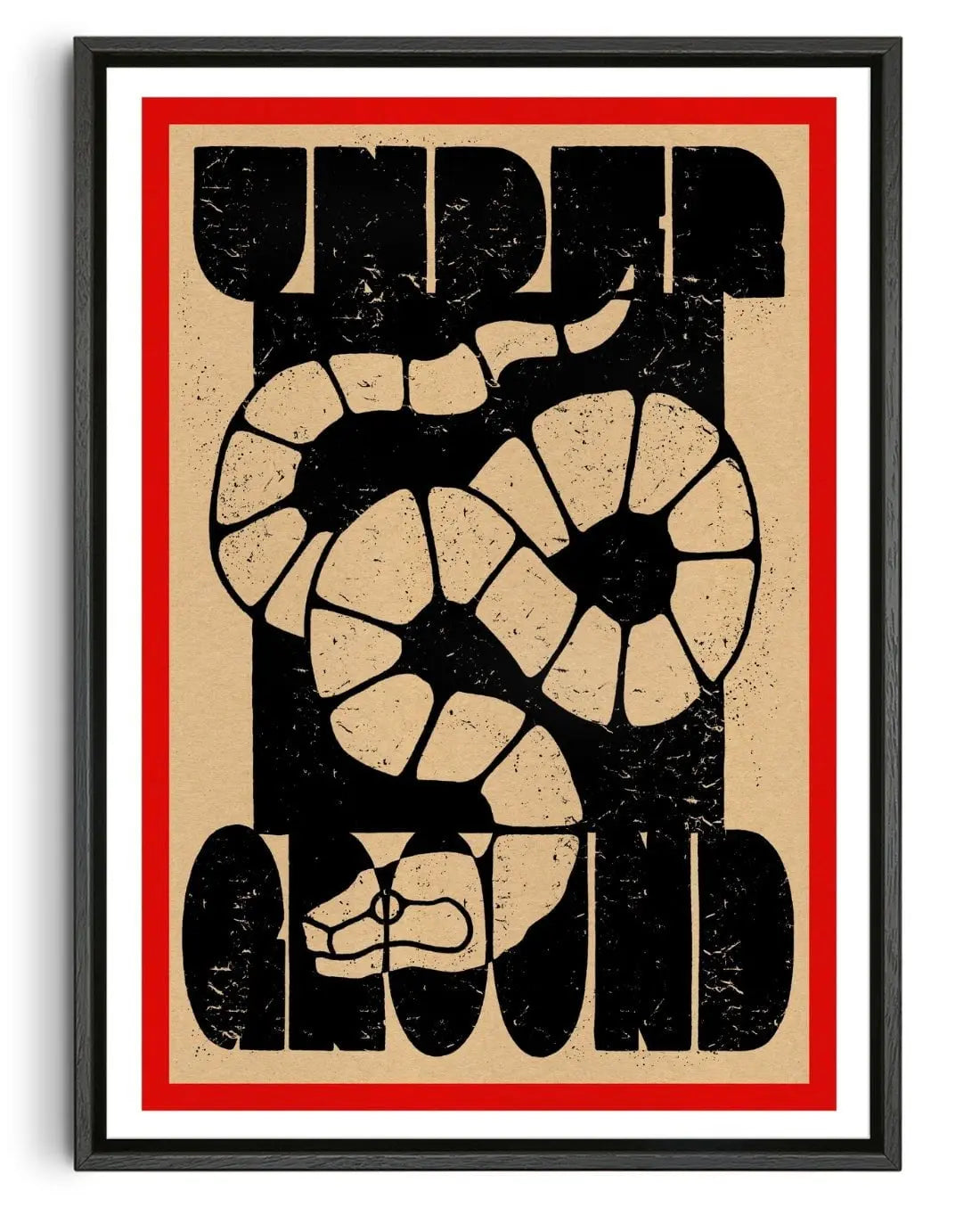 Under Ground contemporary wall art print by Kwonny - sold by DROOL
