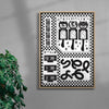 Party, No Sleep contemporary wall art print by Renee Kao - sold by DROOL