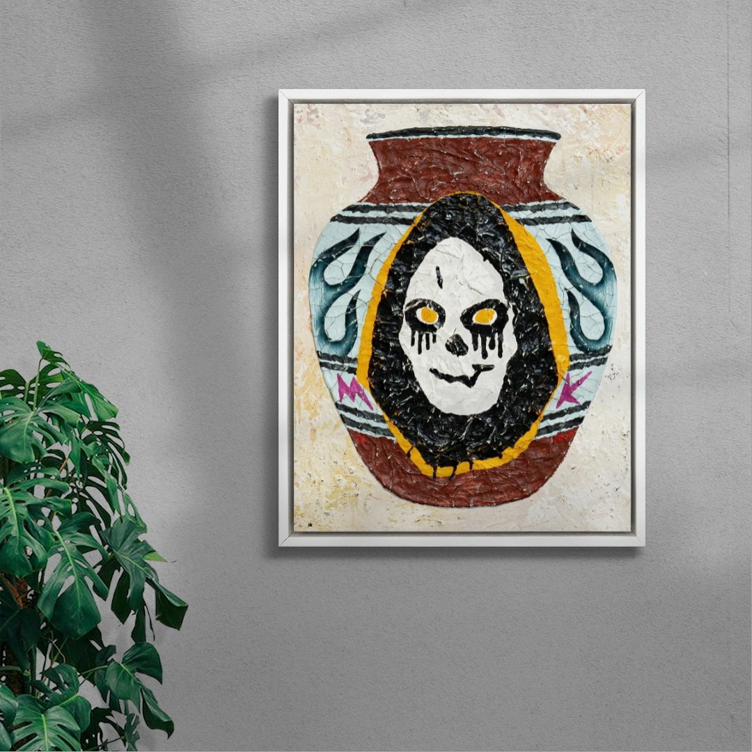 Pot 43 contemporary wall art print by Julien Jaca - sold by DROOL