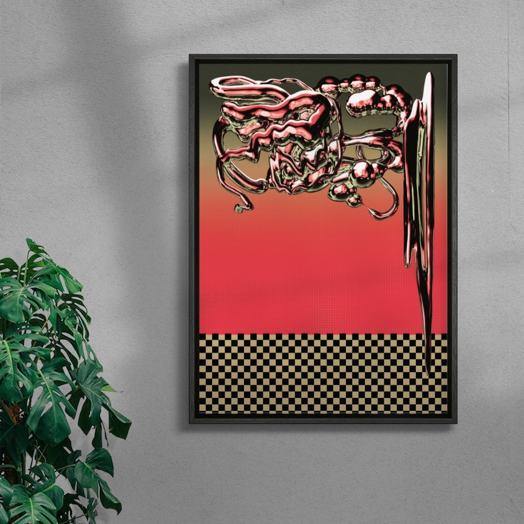 Virtual Dream 3/3 contemporary wall art print by Tristan Miller - sold by DROOL
