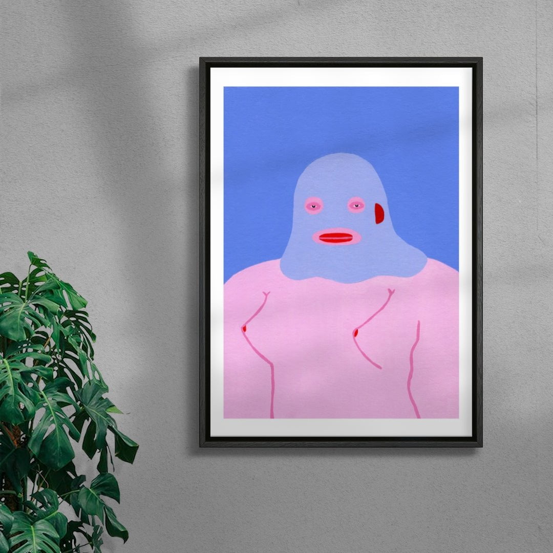 Executioner contemporary wall art print by Kissi Ussuki - sold by DROOL