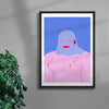 Executioner contemporary wall art print by Kissi Ussuki - sold by DROOL