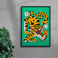 Thumbnail for Big Cat contemporary wall art print by Jamie Muck - sold by DROOL