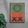 Autumn Equinox 1 contemporary wall art print by Imo Sinclair - sold by DROOL