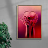 Chrome Heart contemporary wall art print by Paulina Almira - sold by DROOL