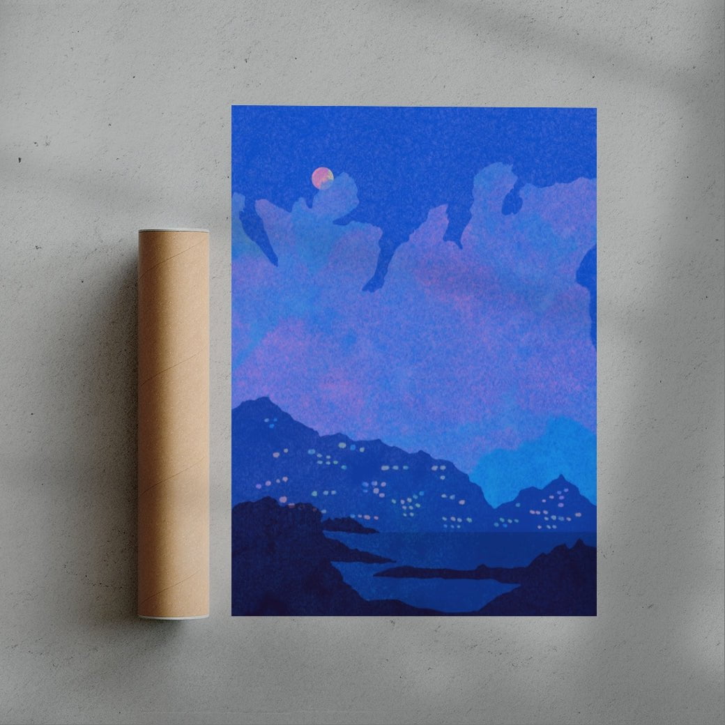 Tsing Ma, Hong Kong contemporary wall art print by Lily Kong - sold by DROOL