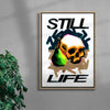 Skull Life contemporary wall art print by 3WillyT - sold by DROOL