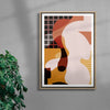 Homespun contemporary wall art print by Rikki Hewitt - sold by DROOL