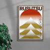Rusutsu contemporary wall art print by John Schulisch - sold by DROOL