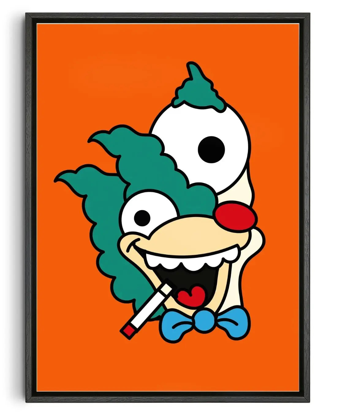 Picasso Krusty contemporary wall art print by Ignorance1 - sold by DROOL