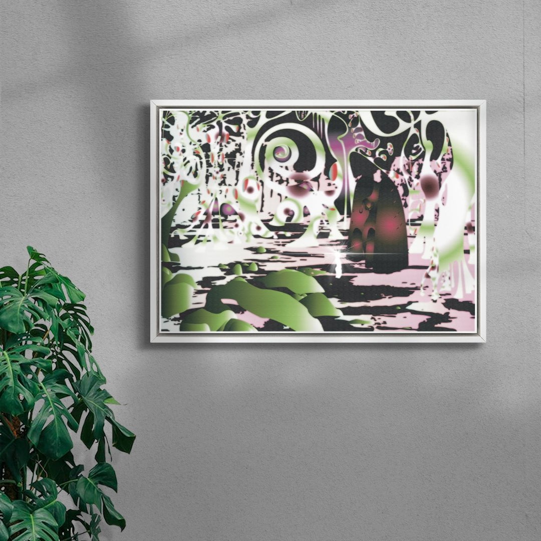 Fen Assembly contemporary wall art print by Firpal Jawanda - sold by DROOL