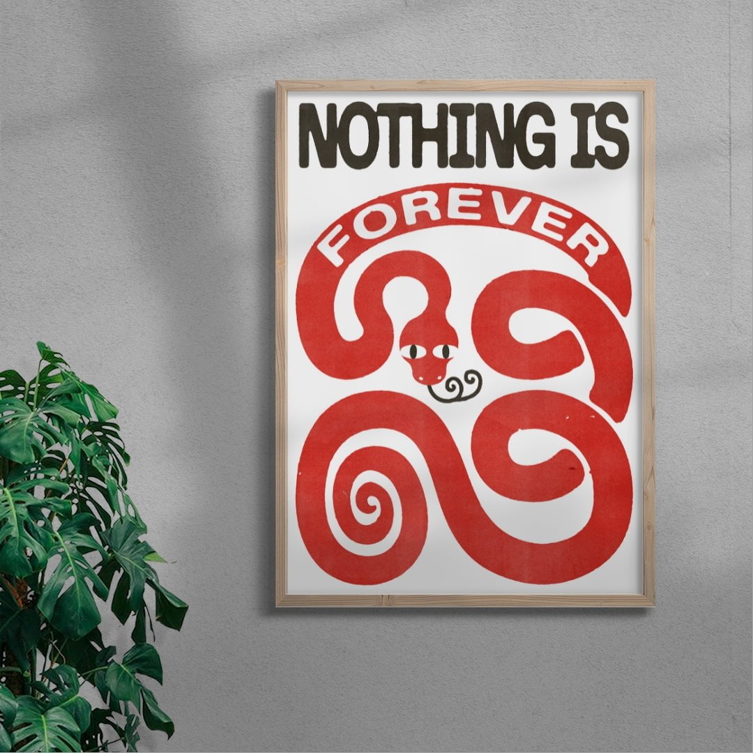 Nothing Is Forever contemporary wall art print by Alexander Khabbazi - sold by DROOL