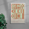 Sweet Mint contemporary wall art print by Coveposter - sold by DROOL