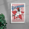 The Lone Ranger contemporary wall art print by Caitlin Flood-Molyneux - sold by DROOL