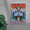 Worm Hole contemporary wall art print by Reza Hasni - sold by DROOL