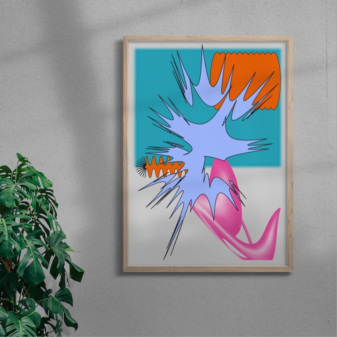 Clap contemporary wall art print by Tristan Huschke - sold by DROOL