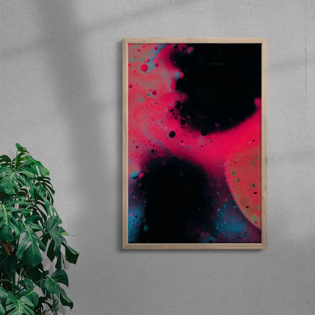 Blot contemporary wall art print by Omar Belattar - sold by DROOL