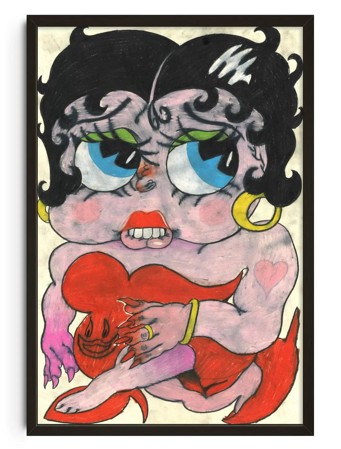 Betty boop contemporary wall art print by Austin Ansbro - sold by DROOL