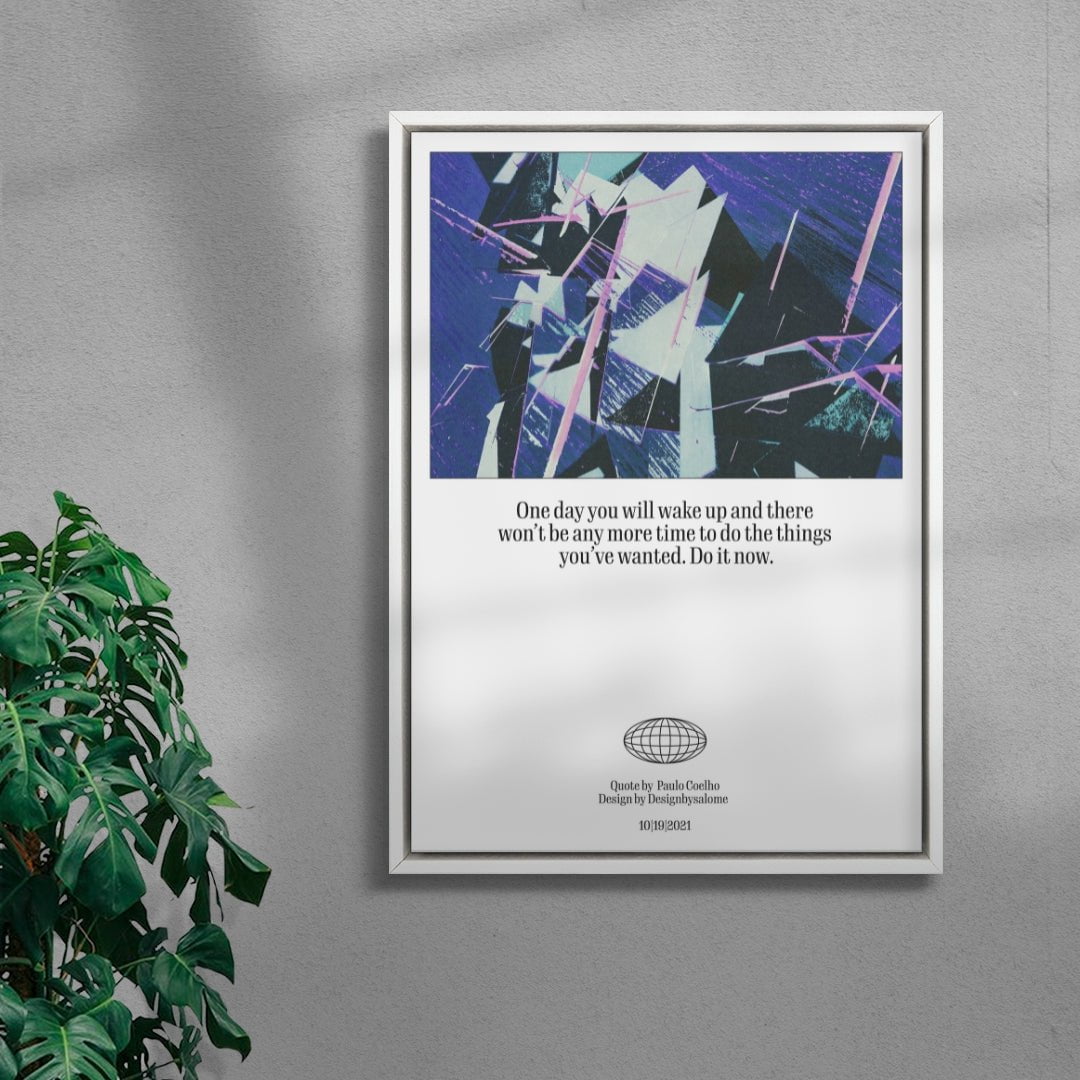 Do it contemporary wall art print by Salome Frenzel - sold by DROOL