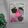 Apples Party contemporary canvas art print by MENSLIES - sold by DROOL
