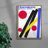 Karmakoma OKI/GRI contemporary wall art print by Floating Bstrd - sold by DROOL